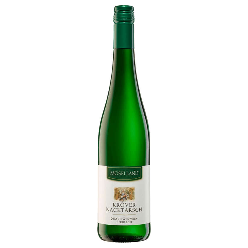 Moselland Weißwein Kröver Nacktarsch Qualitätswein lieblich 0,75l